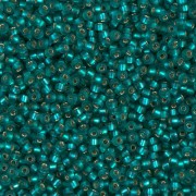 Miyuki Seed beads 11/0 2425F - Mat Silver Lined Teal x8g|raw }}