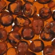 Miyuki Fringe beads 3.4mm DPF34 - Red Lined Dark Topaz x8g