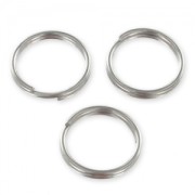 Double jumprings 10x0.7mm Stainless steel x100