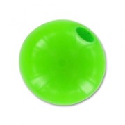 Polaris round bead Opaque  8mm Fluo Green x1