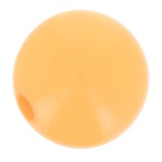 Polaris round bead Opaque  8mm Fluo Orange x1