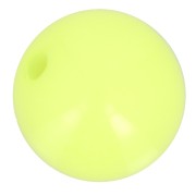 Polaris round bead Opaque  8mm Fluo Yellow x1|raw }}