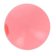 Polaris round bead Opaque  8mm Fluo Coral x1|raw }}