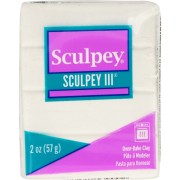 Sculpey III 57 gr - White Glitter (n°539) x1|raw }}