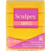 Sculpey Polyclay Soufflé - Oven-bake Clay 48gr Yellow Ochre (n°6521) x1|raw }}