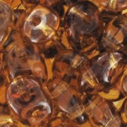 SuperDuo 2.5x5mm Smoked Topaz  x10g|raw }}