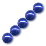 Pearly beads 10mm Marine Blue x20|raw }}