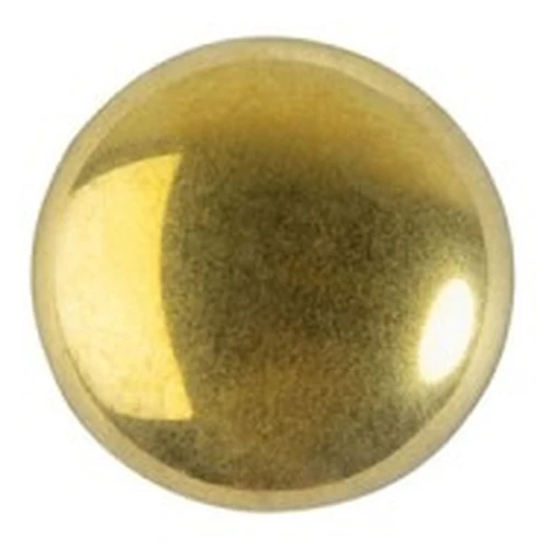 14mm Glass round cabochon by Puca® - Full Dorado x1
