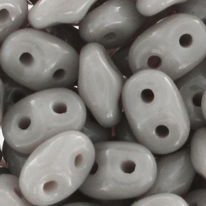 SuperDuo 2.5x5mm Opaque Grey  x10g