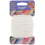 2mm Nylon cord for plastic canvas - White x18.2m