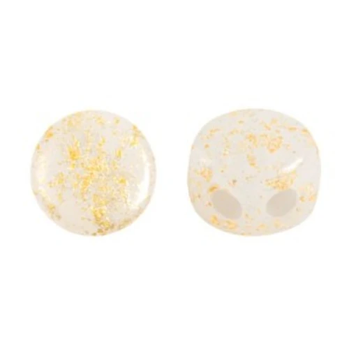 4x3mm Kalos® by Puca® - Opaque White Gold Splash x10g