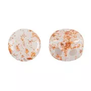 4x3mm Kalos® by Puca® - Opaque White Tweedy x10g