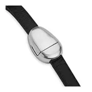 16x10mm Magnetic clasp for 5 mm lace - Fine Antique silver plating x1