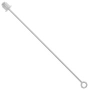 Brooch stick with loop 65mm Silver tone x1|raw }}