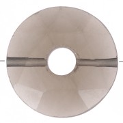 12mm faceted Donut bead - gemstone - Smoky quartz x1|raw }}