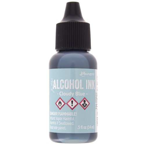 Adirondack Transparent Alcohol Ink Tim Holtz - Cloudy Blue x14ml