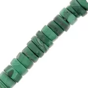Malachite - 6x2mm Round beads - Heishi gemstone - Malachite x20 6x2mm Round beads - Heishi gemstone - Malachite x20