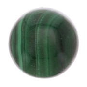 8mm round gemstone cabochon - Malachite x1|raw }}