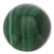 12mm round gemstone cabochon - Malachite x1