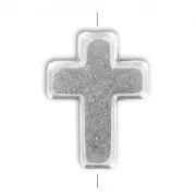 Cross 16mm Antique Silver Plating x1