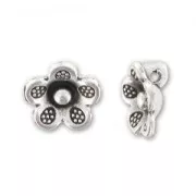 Buttons - 9,5mm Antique Silver Plating x1