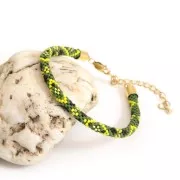 Cord ends 5 mm - Fine gold plated x4