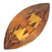 15x7mm PureCrystal Navette 4228 - Light Amber x1|raw }}