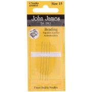 John James Beading needle Size 15 44 mm x4