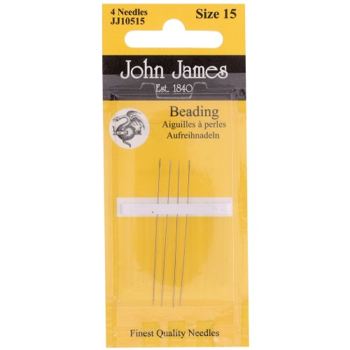 John James Beading needle Size 15 44 mm x4