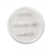 round slider bead for 1.8mm cords Antique Silver Plating x1