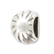 Terminator Mushel for 10x5mm half round leather Old silver tone|raw }}