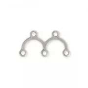 925 Sterling Silver  spacer 16x8,5mm x1