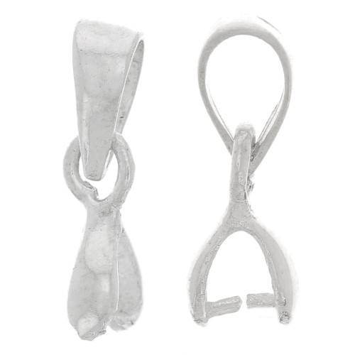 10 mm pendant clasp with 925 Sterling Silver bangle x1