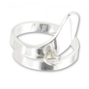 925 Sterling Silver Ring with 1 loop x1