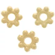 5mm Round beads - Gold plated x100