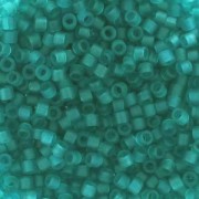 Miyuki Delica 11/0 DB1268 - Matte Transparent Caribbean Teal x8g