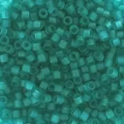 Miyuki Delica 11/0 DB1268 - Matte Transparent Caribbean Teal x8g