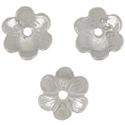 7mm 925 Sterling Silver Flower bead cap x1