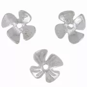 8mm 925 Sterling Silver Flower bead cap x1