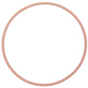 25mm Mounting and weaving ring round - Rose gold x1d weaving rin