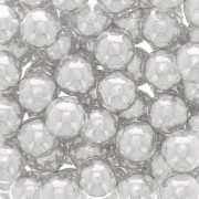 2mm Holeless beads - mini balls - Fine silver plating x100