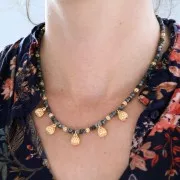 4mm Round filigree beads - Bronze Tone x20