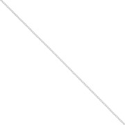 1mm 925 Sterling Silver Oval cable Chain x1m