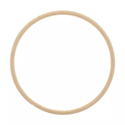 10cm Wooden circle for dream catcher and decoration - Natural x1