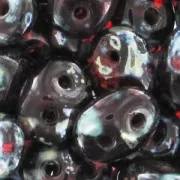 SuperDuo 2.5x5mm Ruby Picasso x10g