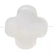 10mm Mother of Pearl Clover Bead - Natural x1