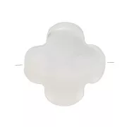 6mm Mother of Pearl Clover Bead - Natural x1