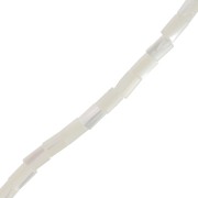 5x3mm Mother of Pearl Tube Beads - Natural x40cm