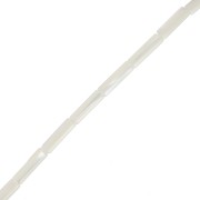 13.5x4mm Mother of Pearl Tube Beads - Natural x40cm|raw }}