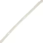 13.5x4mm Mother of Pearl Tube Beads - Natural x40cm